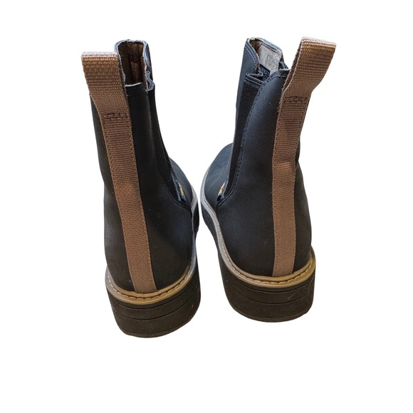 Teva Black Waterproof Chelsea Boots‎ Platform Lug Sole Women's US 9.5 eu 40.5 - Picture 4 of 7